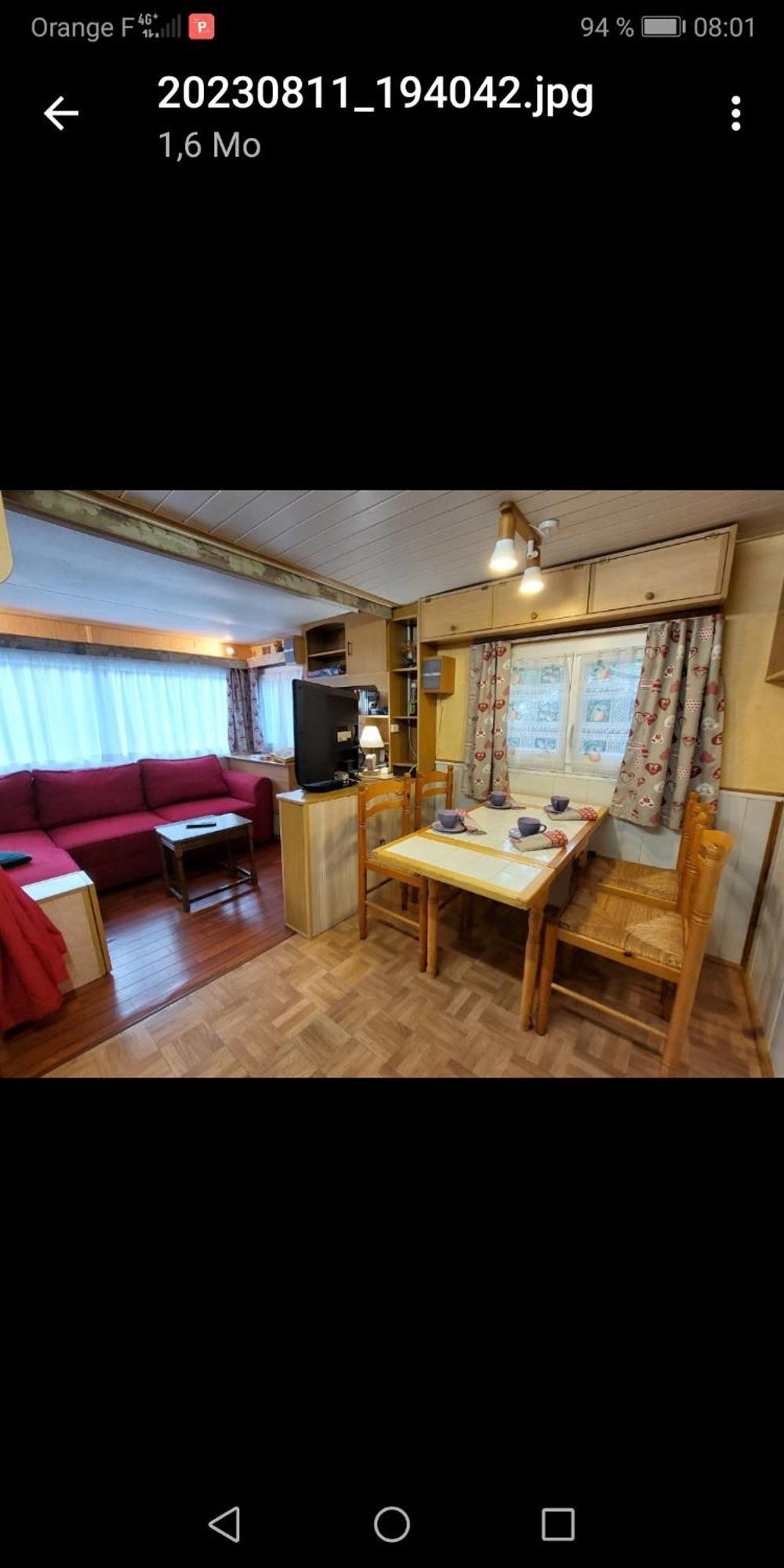 Charmant Mobil Home Style Chalet 贝斯和圣阿纳斯泰斯 外观 照片